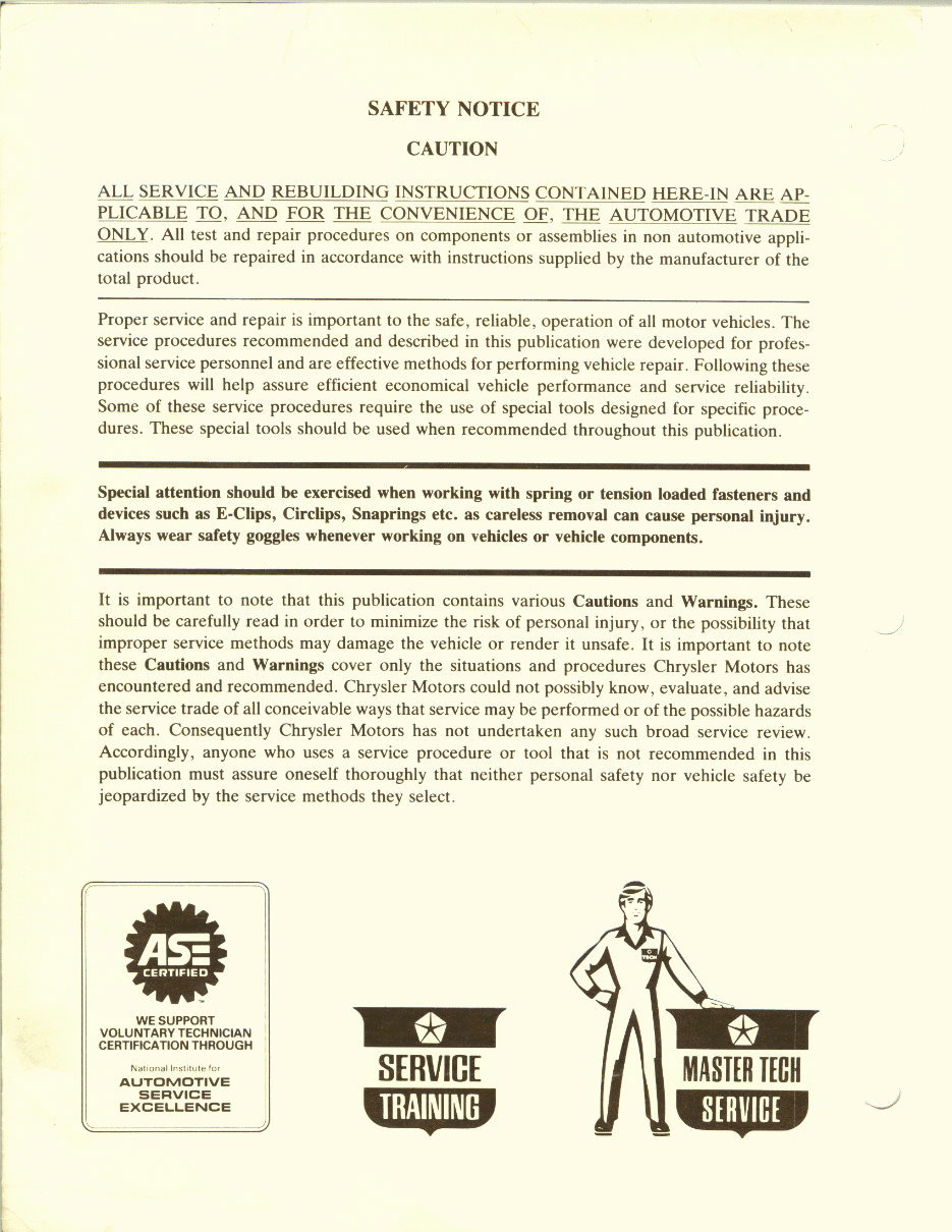 1987-1989 Dodge Ram Raider Service & Repair Manual preview img 2
