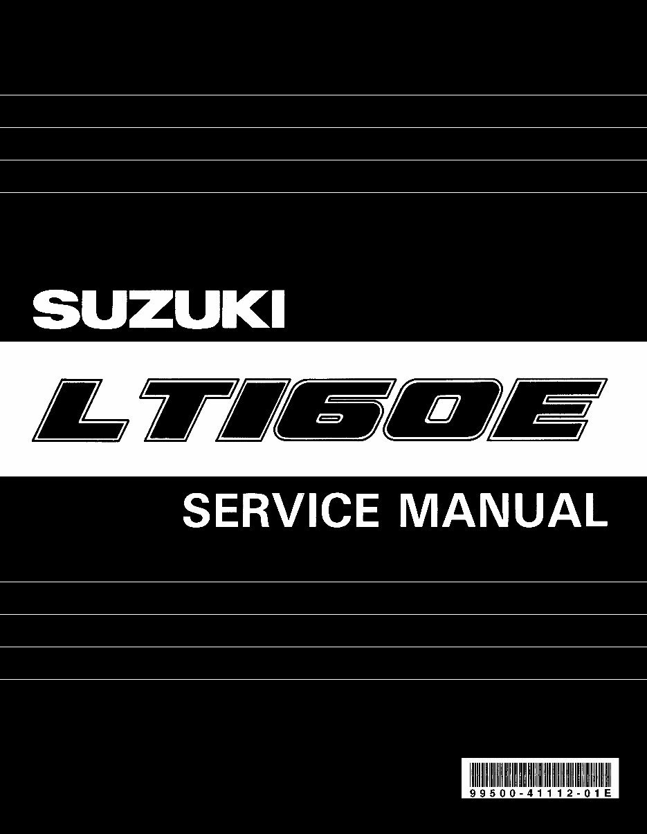 89-05 Suzuki Quadrunner 160F Repair service manual preview img 1