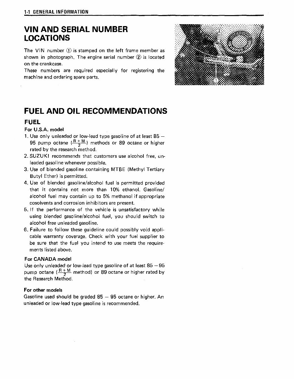 89-05 Suzuki Quadrunner 160F Repair service manual preview img 5