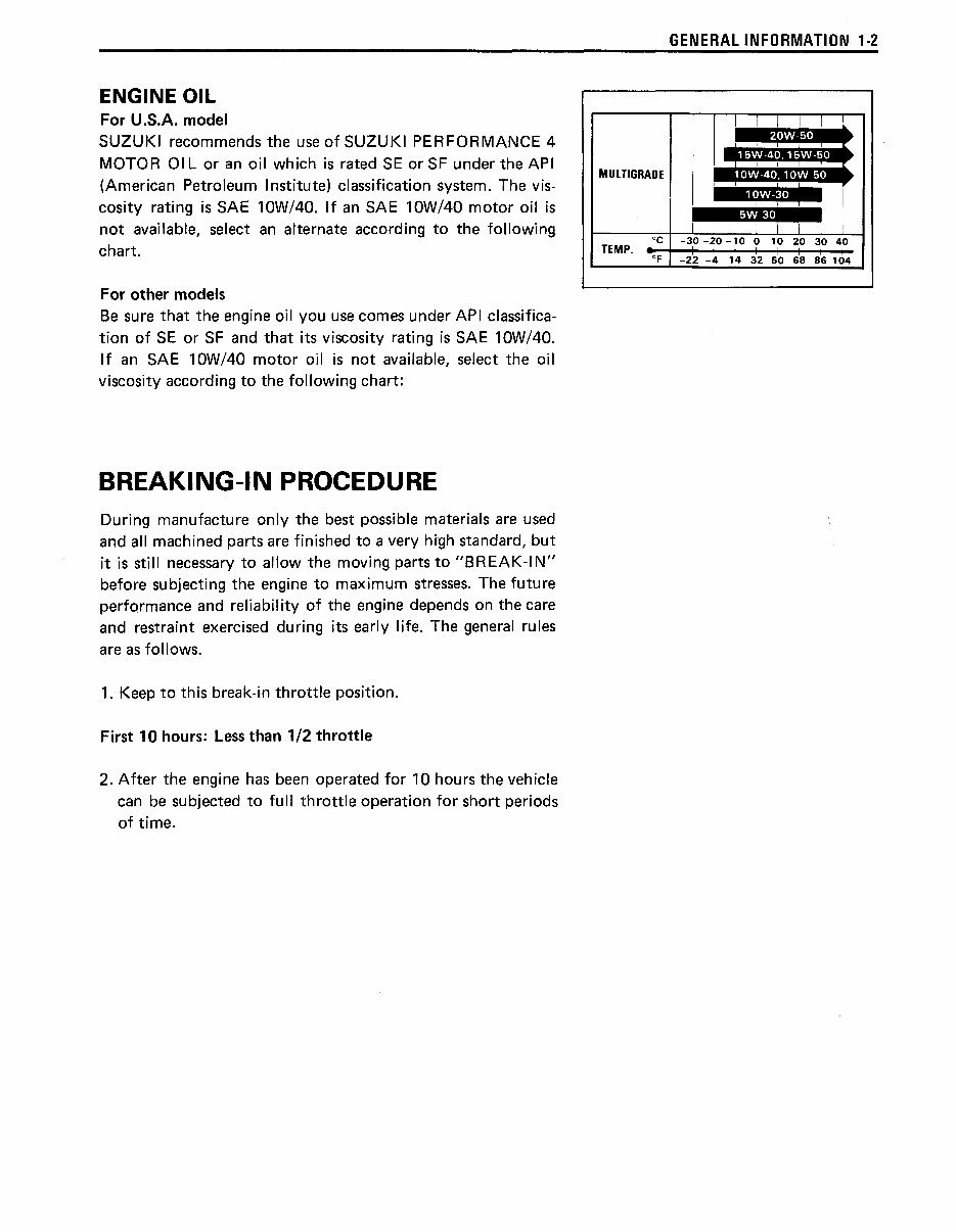 89-05 Suzuki Quadrunner 160F Repair service manual preview img 6