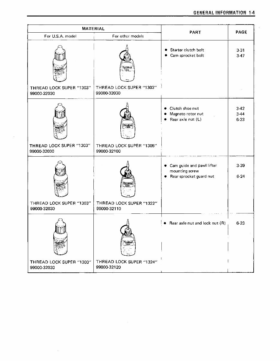 89-05 Suzuki Quadrunner 160F Repair service manual preview img 8