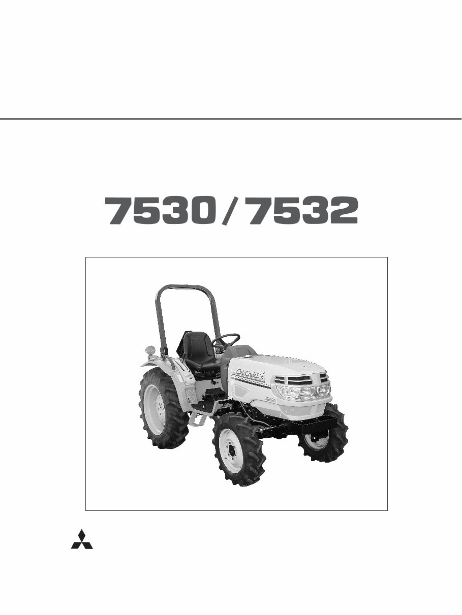 Cub Cadet 7530 7532 7500 Series Tractor Workshop Service preview img 1
