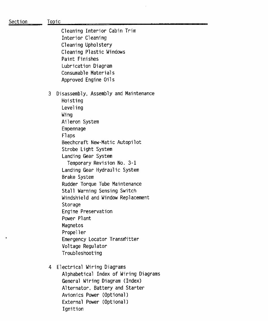 Beechcraft Muskateer/Sport/Sundowner/Sierra Service & Repair Manual preview img 2