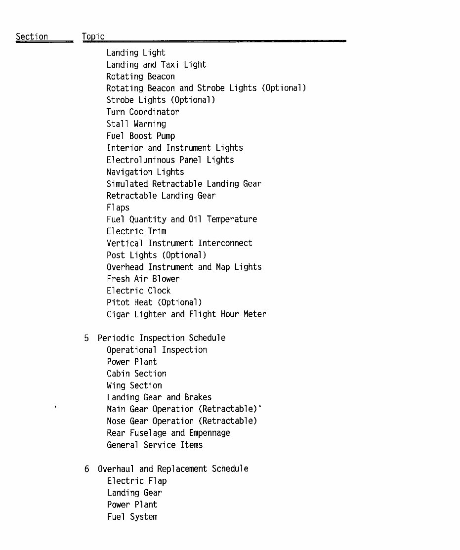 Beechcraft Muskateer/Sport/Sundowner/Sierra Service & Repair Manual preview img 3
