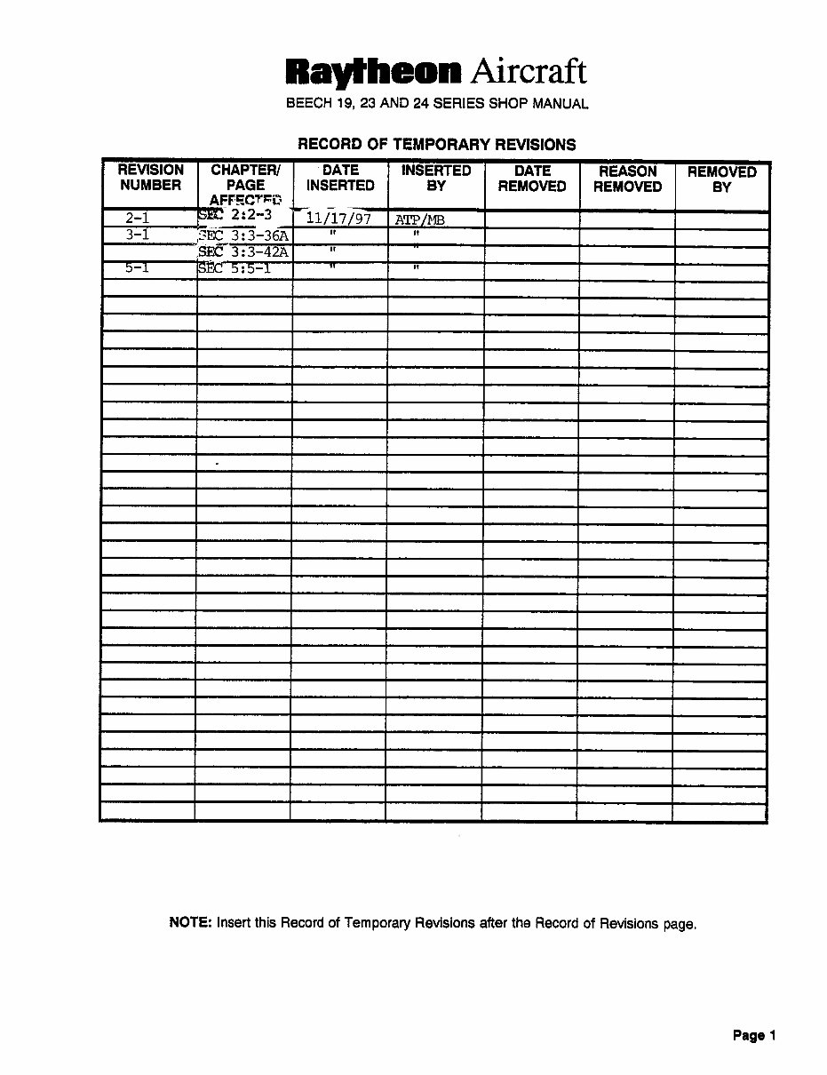 Beechcraft Muskateer/Sport/Sundowner/Sierra Service & Repair Manual preview img 9