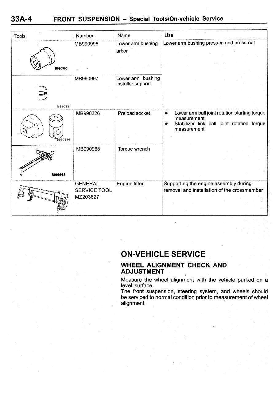 1998-2006 Mitsubishi Pajero iO OEM Service & Repair Manual preview img 4