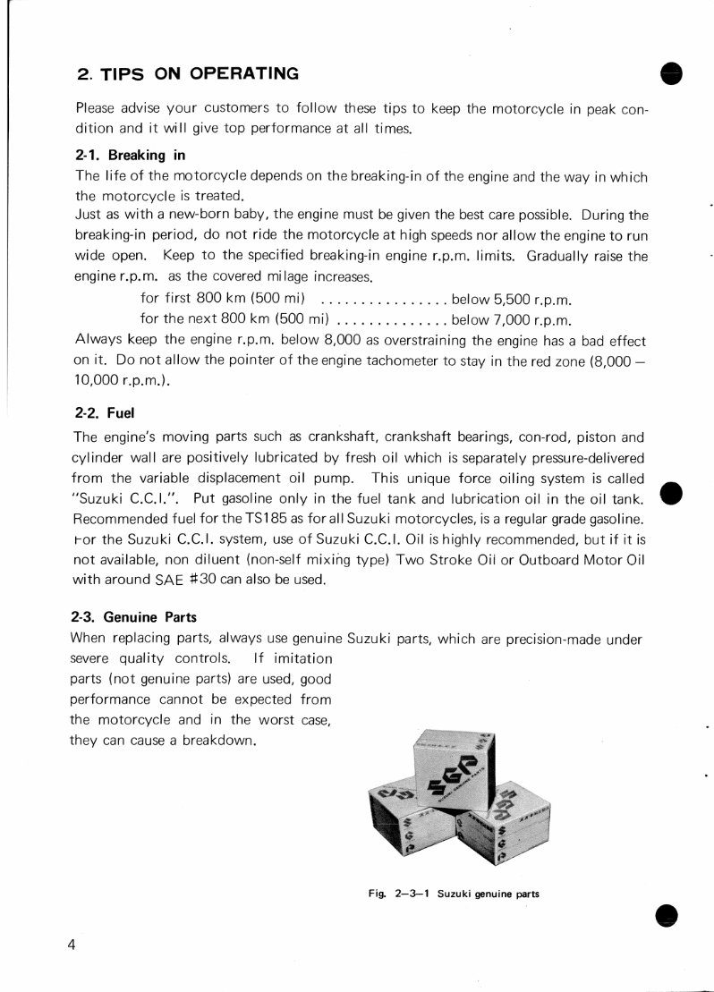 1975-1985 Suzuki TS185 OEM Service & Repair Manual preview img 5