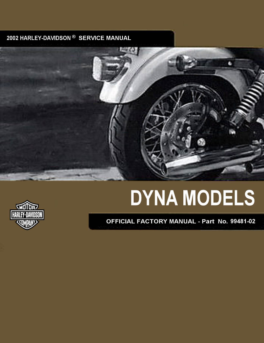 ハーレーダビッドソン　ダイナ2002モデル サービスマニュアル 1999-2005 ハーレーダビッドソン ダイナ モデル サービス修理