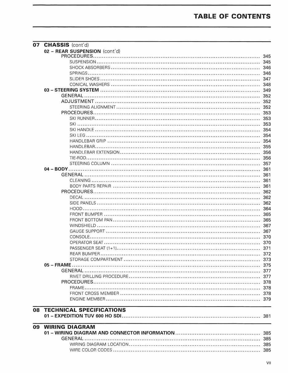 2009 Ski-Doo Expedition TUV 600 HO SDI (REV-XU) OEM Service & Repair Manual preview img 10