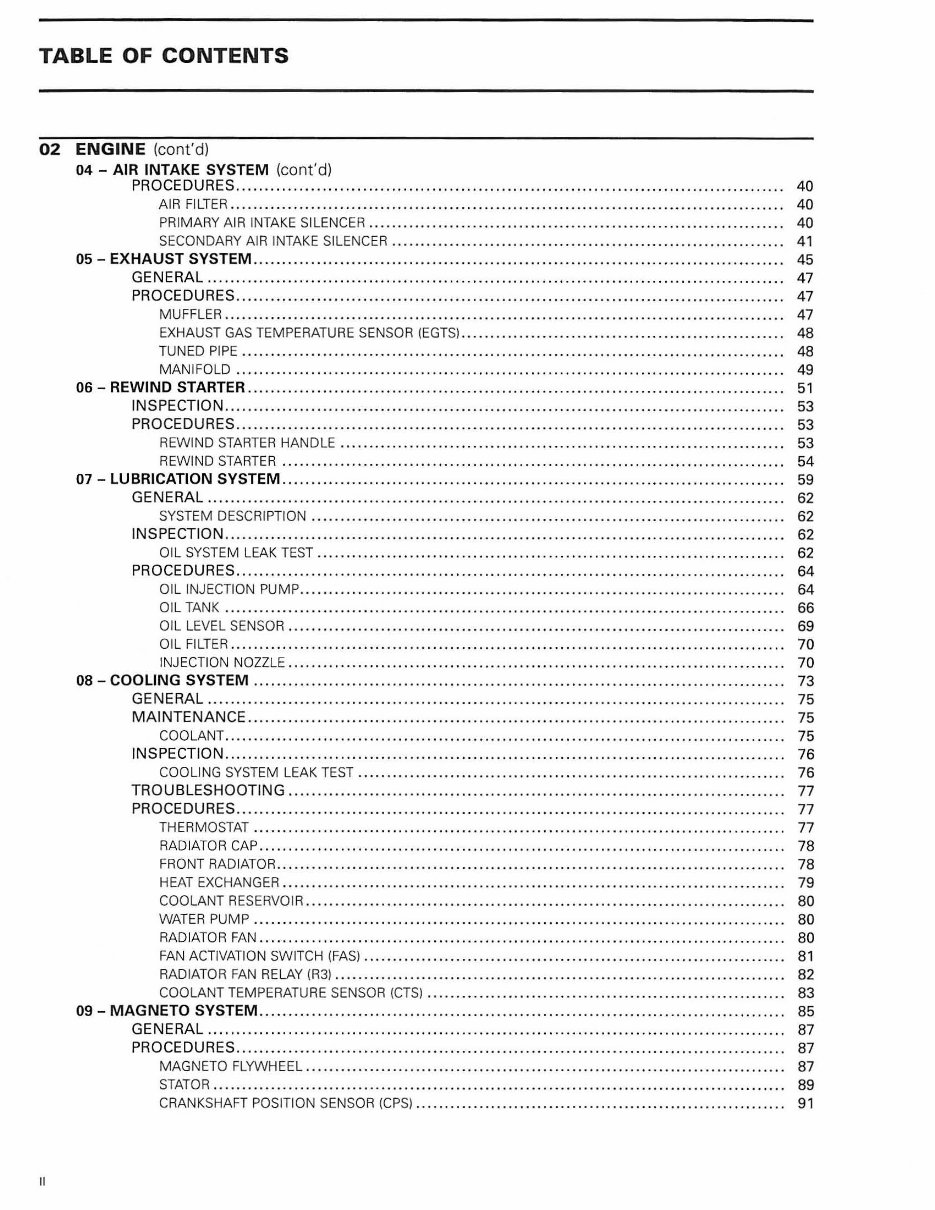 2009 Ski-Doo Expedition TUV 600 HO SDI (REV-XU) OEM Service & Repair Manual preview img 5