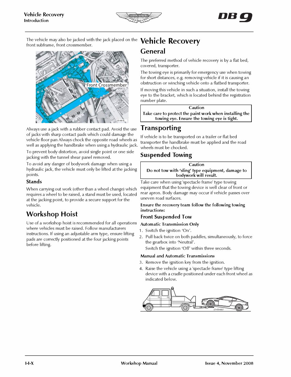 2011 Aston Martin DB9 Service & Repair Manual preview img 10