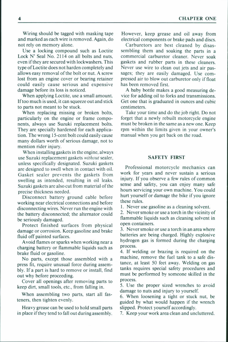 1980-1985 Suzuki GS450 GS450L Service & Repair Manual preview img 7