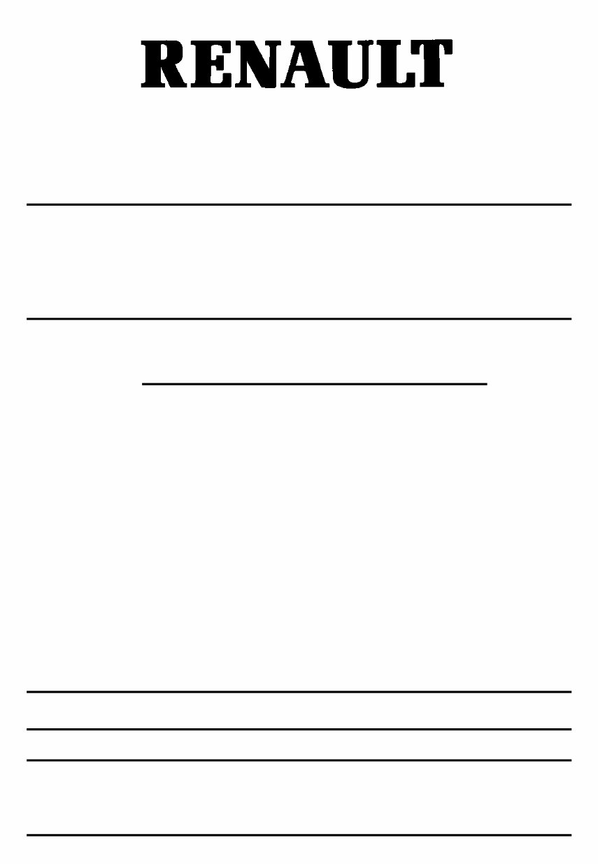 1991-2000 Renault Diesel Engine 852 J8S Service & Repair Manual preview img 1