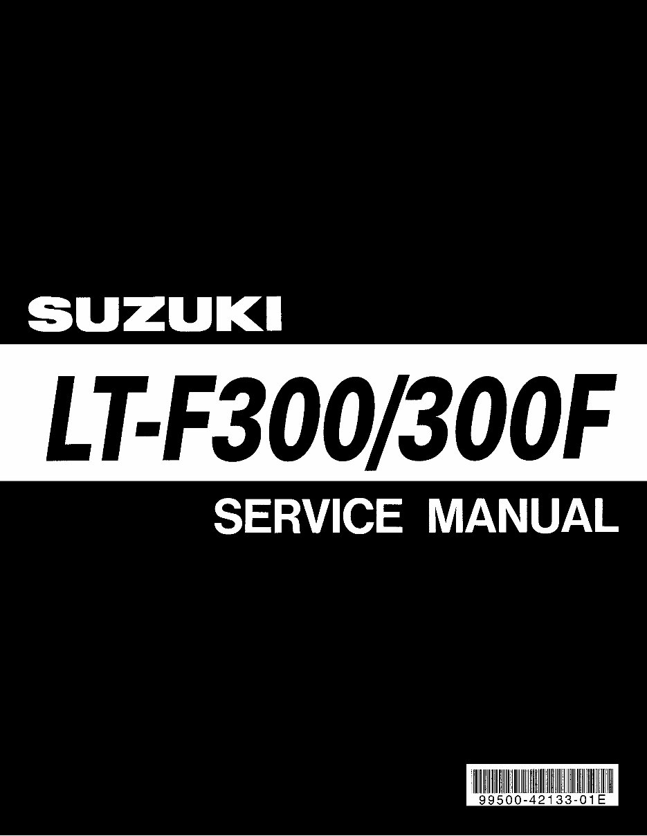 1999-2002 Suzuki King Quad 300 LT-F300 LT-F300F Service Repair Manual (FREE PREVIEW) preview img 1