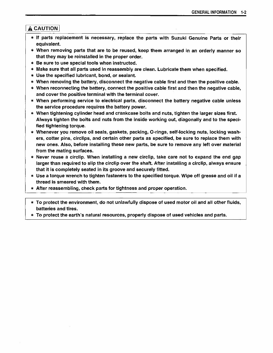 1999-2002 Suzuki King Quad 300 LT-F300 LT-F300F Service Repair Manual (FREE PREVIEW) preview img 7