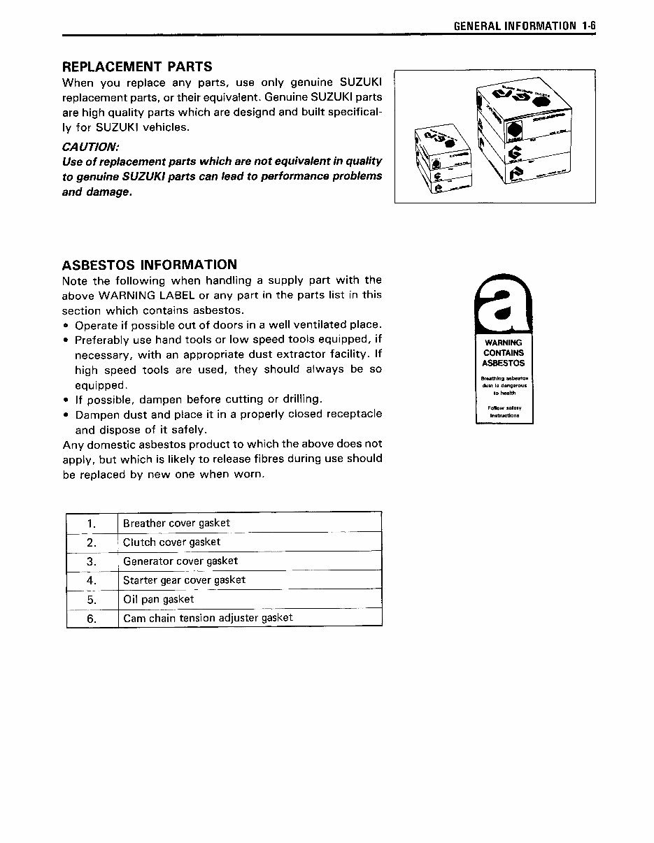 1998-2001 Suzuki GS500E Service & Repair Manual preview img 9