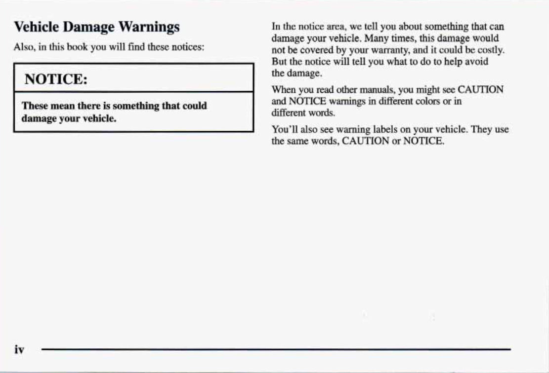 1998 Cadillac Eldorado Owners Manual ! preview img 9