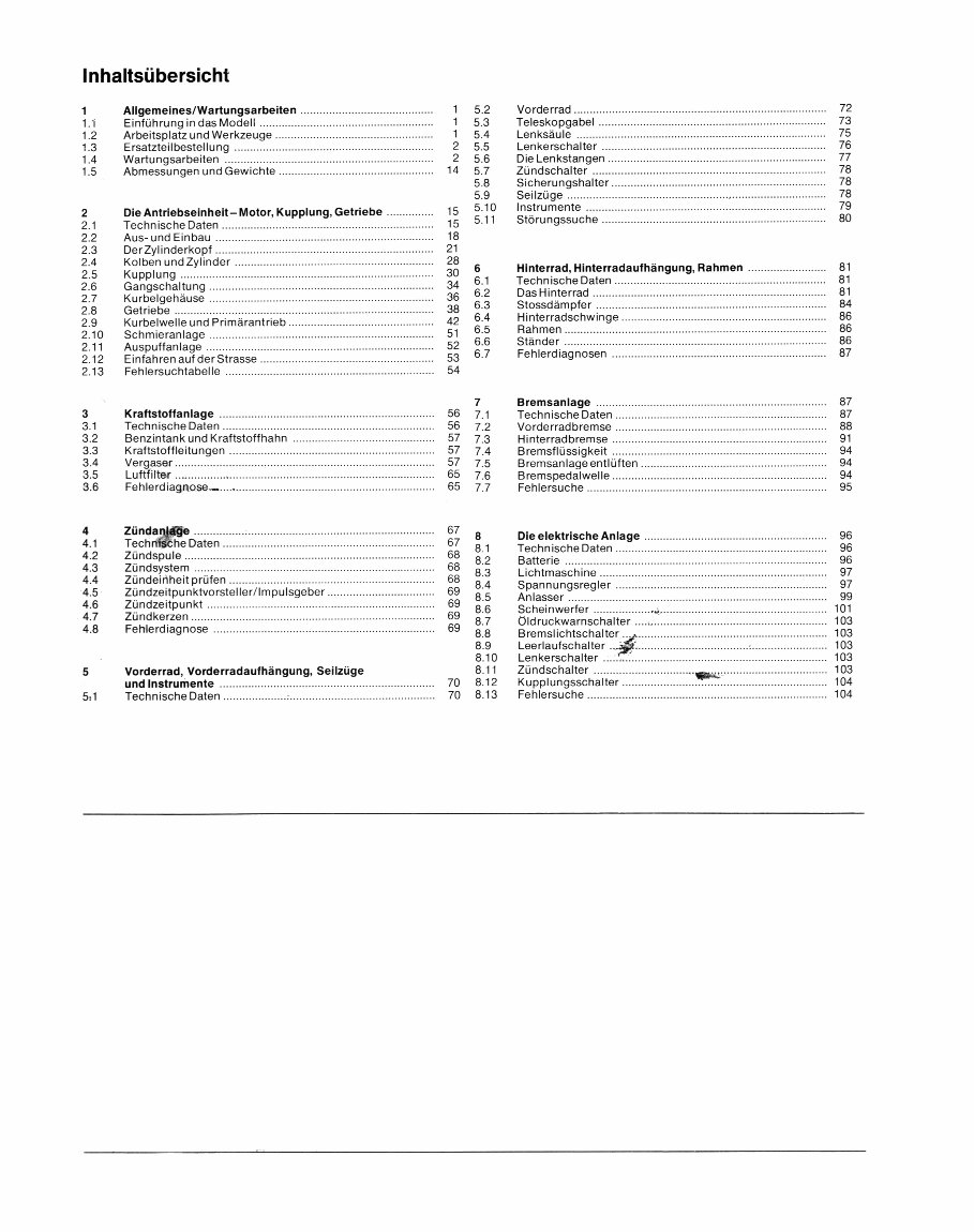 1978-1982 Honda CBX1000/CX1E Service & Repair Manual (in German) preview img 2