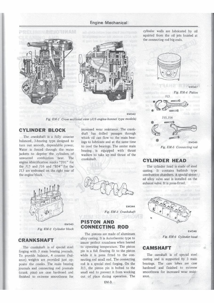 J13 Engine NISSAN J13, J15 & J16 Series Model EngineS Service Repair Manual ...