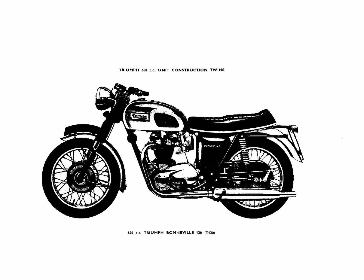 1963-1970 Triumph Motorcycle 650cc Service & Repair Manual preview img 3