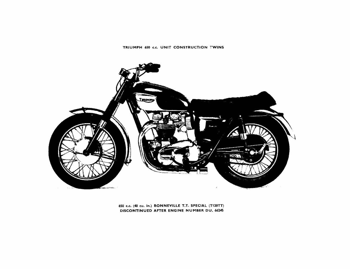 1963-1970 Triumph Motorcycle 650cc Service & Repair Manual preview img 6
