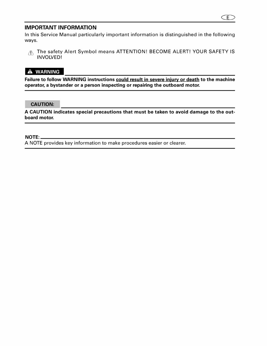 Yamaha F40B (40HP) Outboards OEM Service & Repair Manual preview img 4