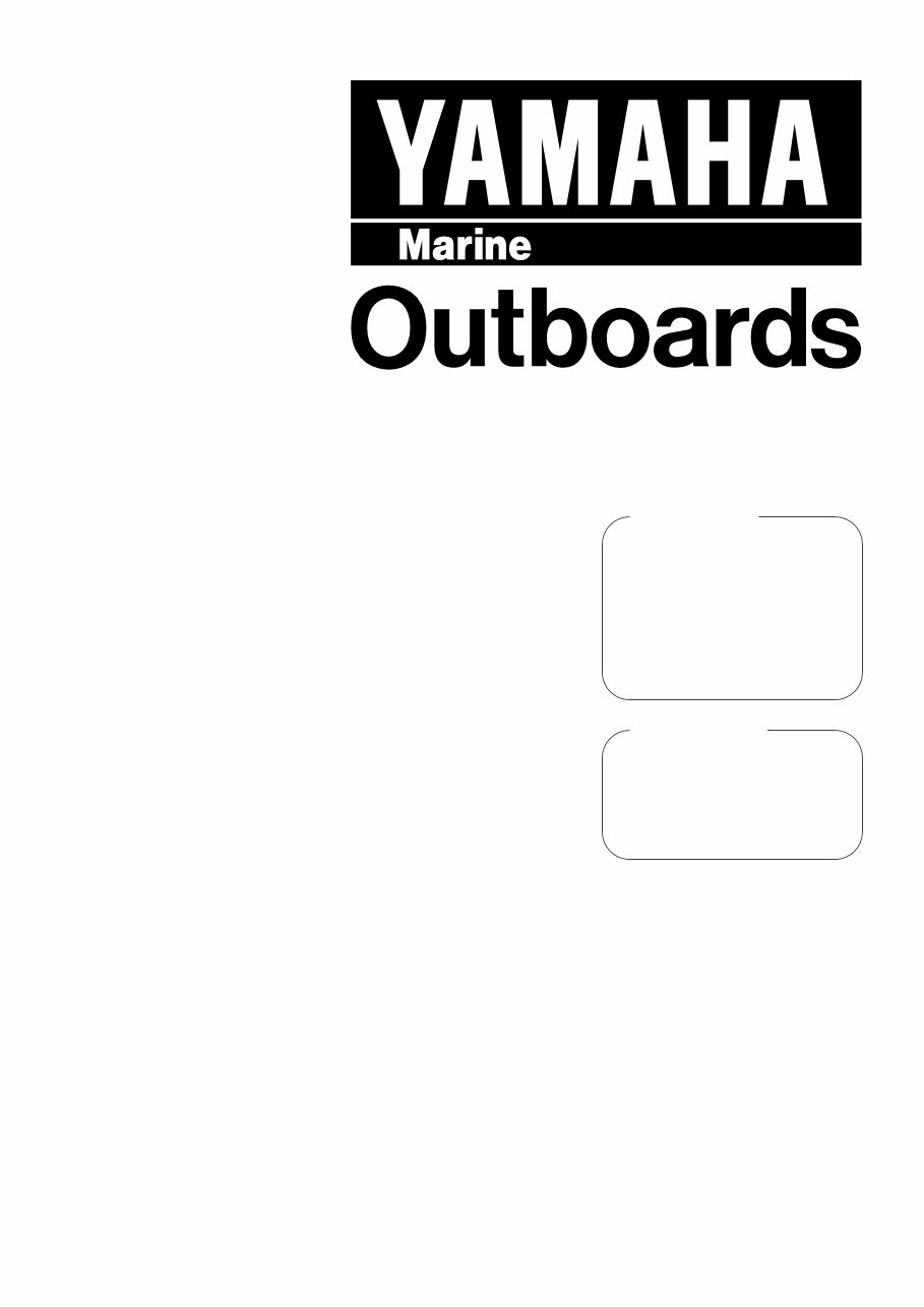 2015 Yamaha F8B F9.9B T9.9B 4-Stroke Repair Manual preview img 1