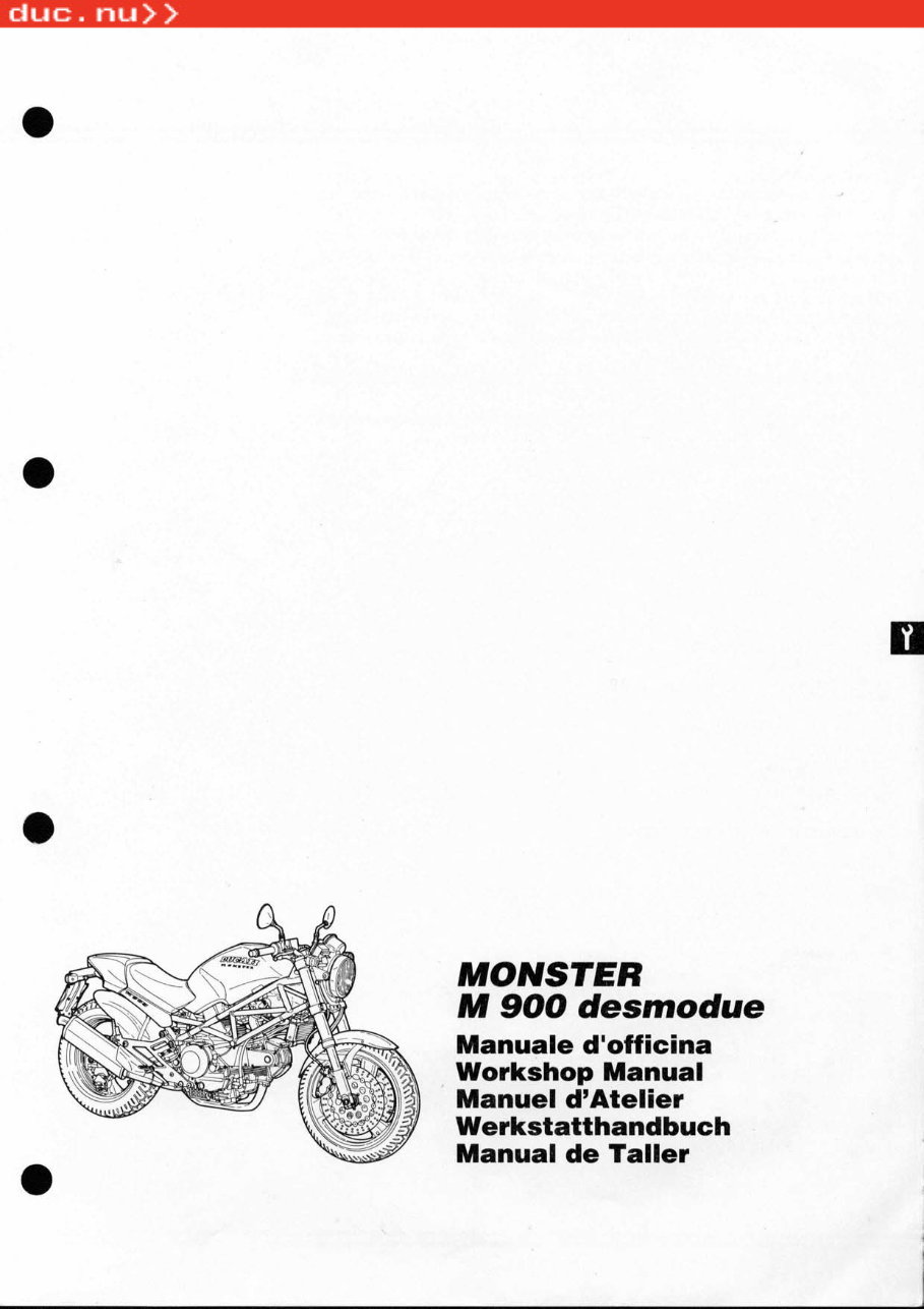 1993 Ducati Monster 600 750 900 Service & Repair Manual preview img 3