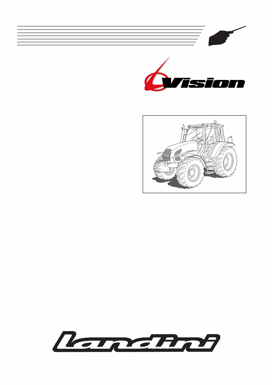 Landini Vision 100 Tractor OEM Service & Repair Manual preview img 1