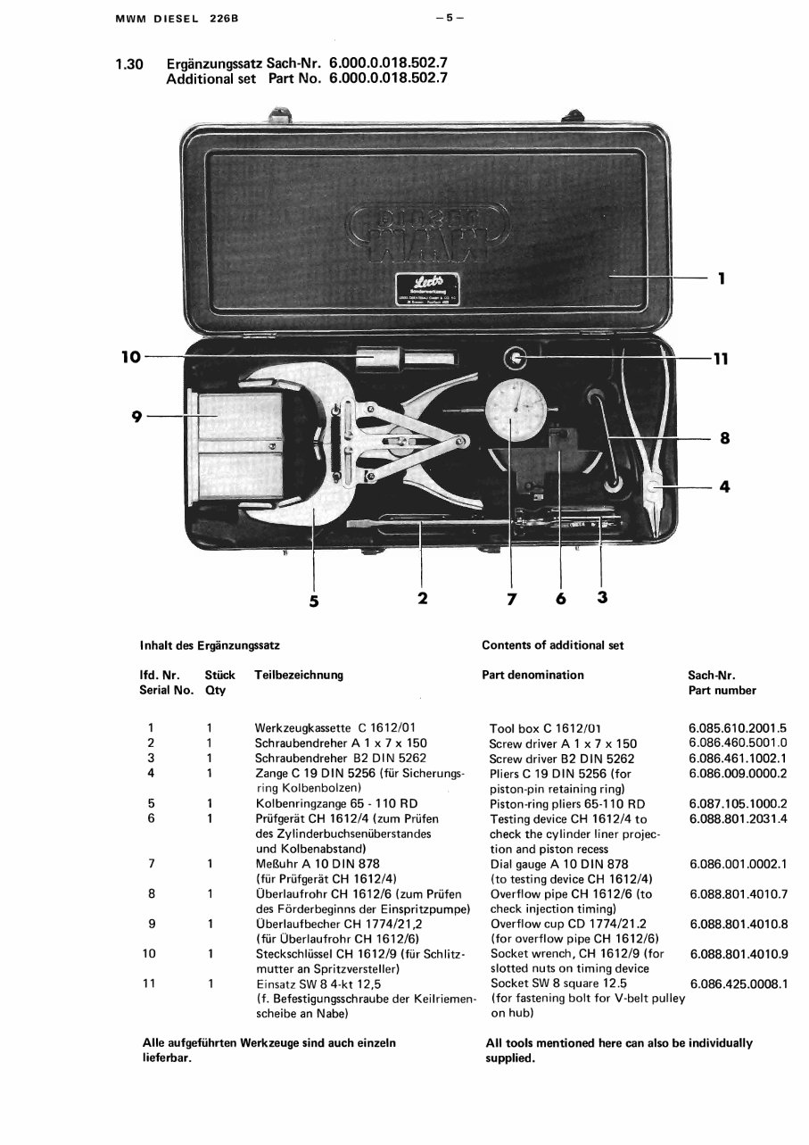 Deutz MWM Engines (D 226B) OEM Service & Repair Manual preview img 10