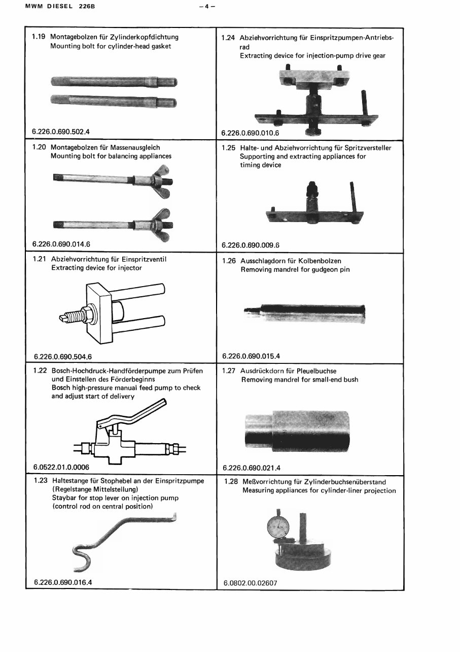 Deutz MWM Engines (D 226B) OEM Service & Repair Manual preview img 9