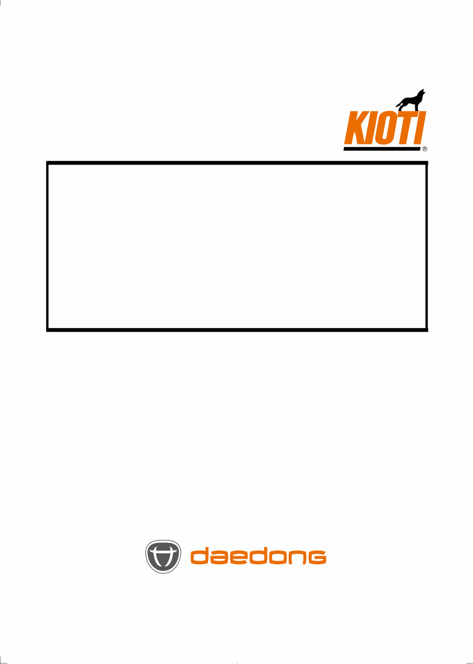 Kioti Daedong NX4510 NX5010 NX5510 NX6010 Tractor Service & Repair Manual preview img 1