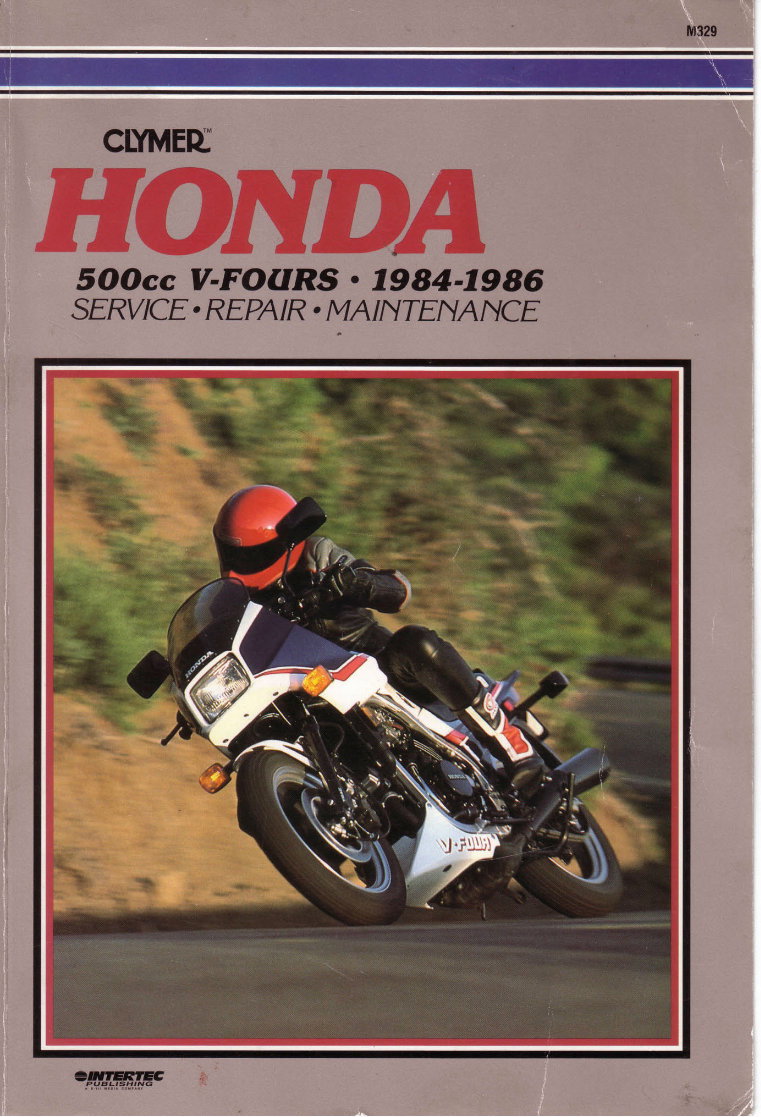 1984-1986 Honda VF500C Magna VF500F Interceptor Service & Repair Manual preview img 1