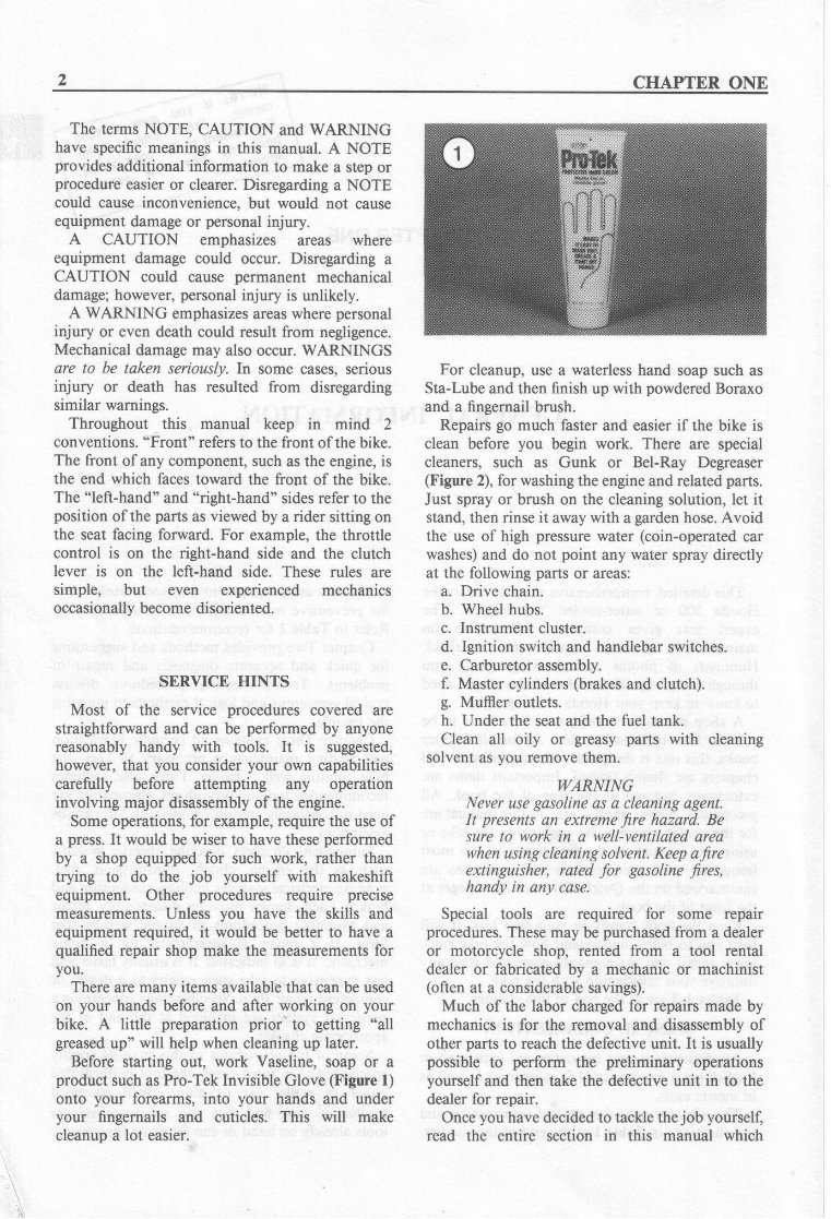 1984-1986 Honda VF500C Magna VF500F Interceptor Service & Repair Manual preview img 9