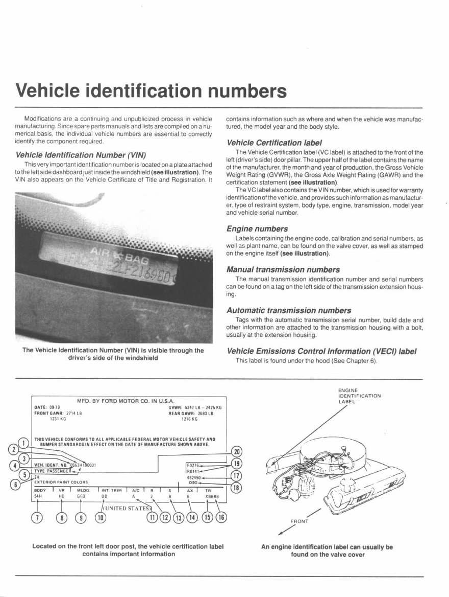 1990 Ford Mustang Service & Repair Manual preview img 8