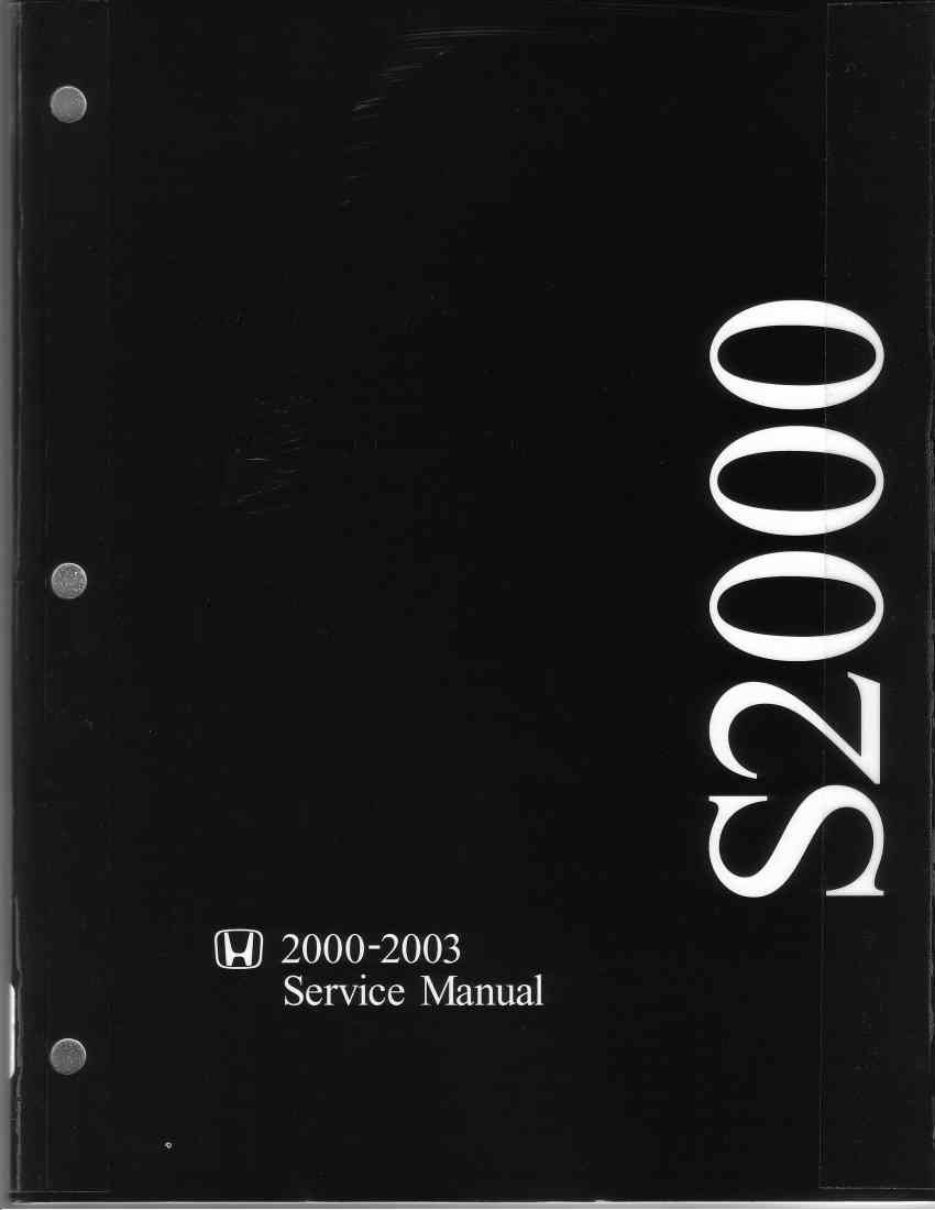 2000 Honda S2000 Service & Repair Manual Software preview img 2