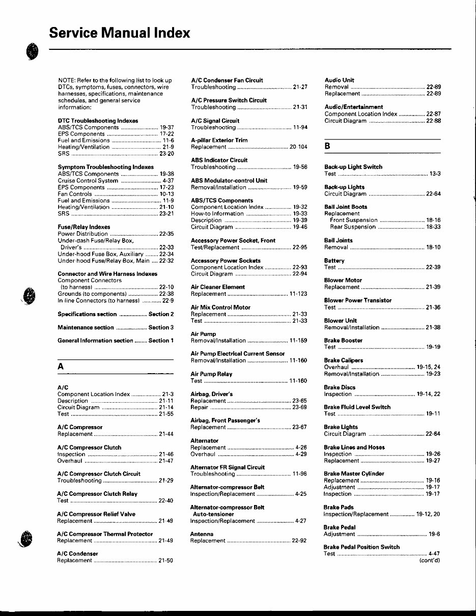 2000 Honda S2000 Service & Repair Manual Software preview img 4