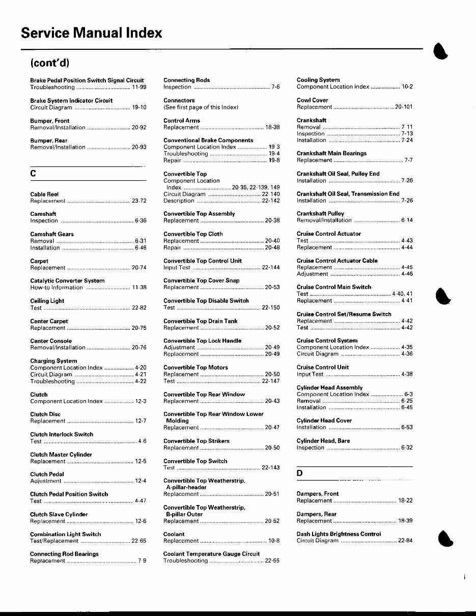 2000 Honda S2000 Service & Repair Manual Software preview img 5