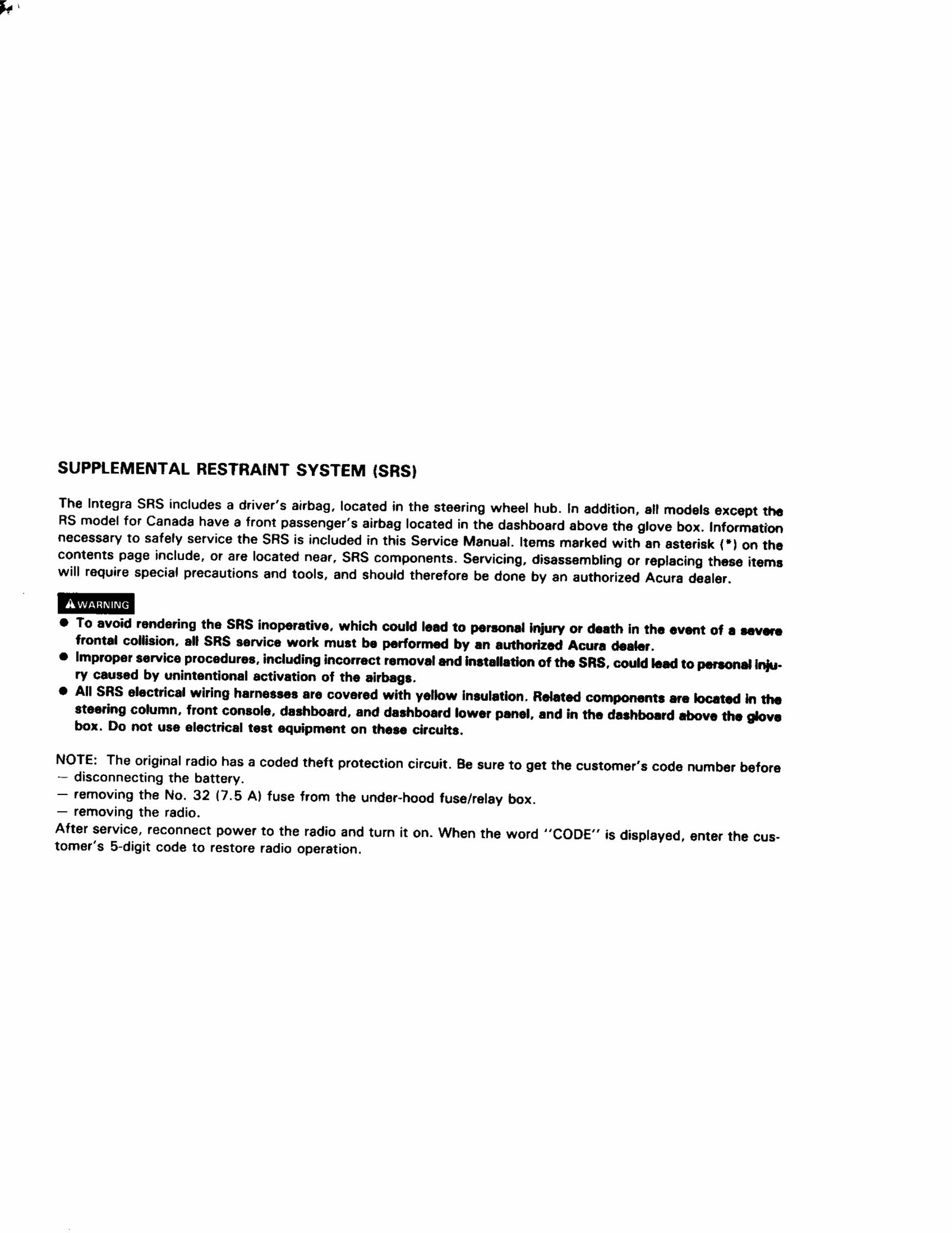 1997 Acura 1.6EL Service & Repair Manual preview img 4