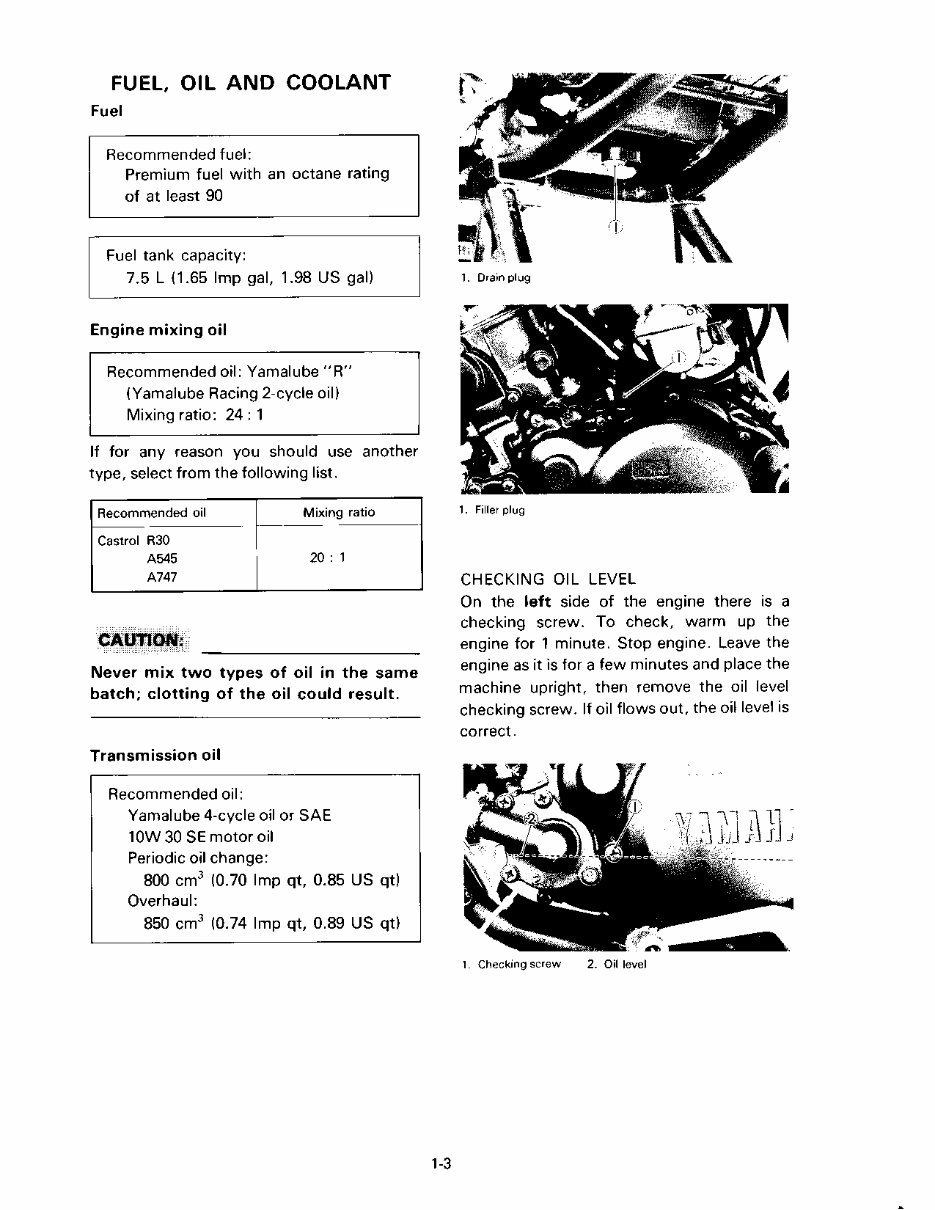 1985 Yamaha YZ125 Service & Repair Manual preview img 10