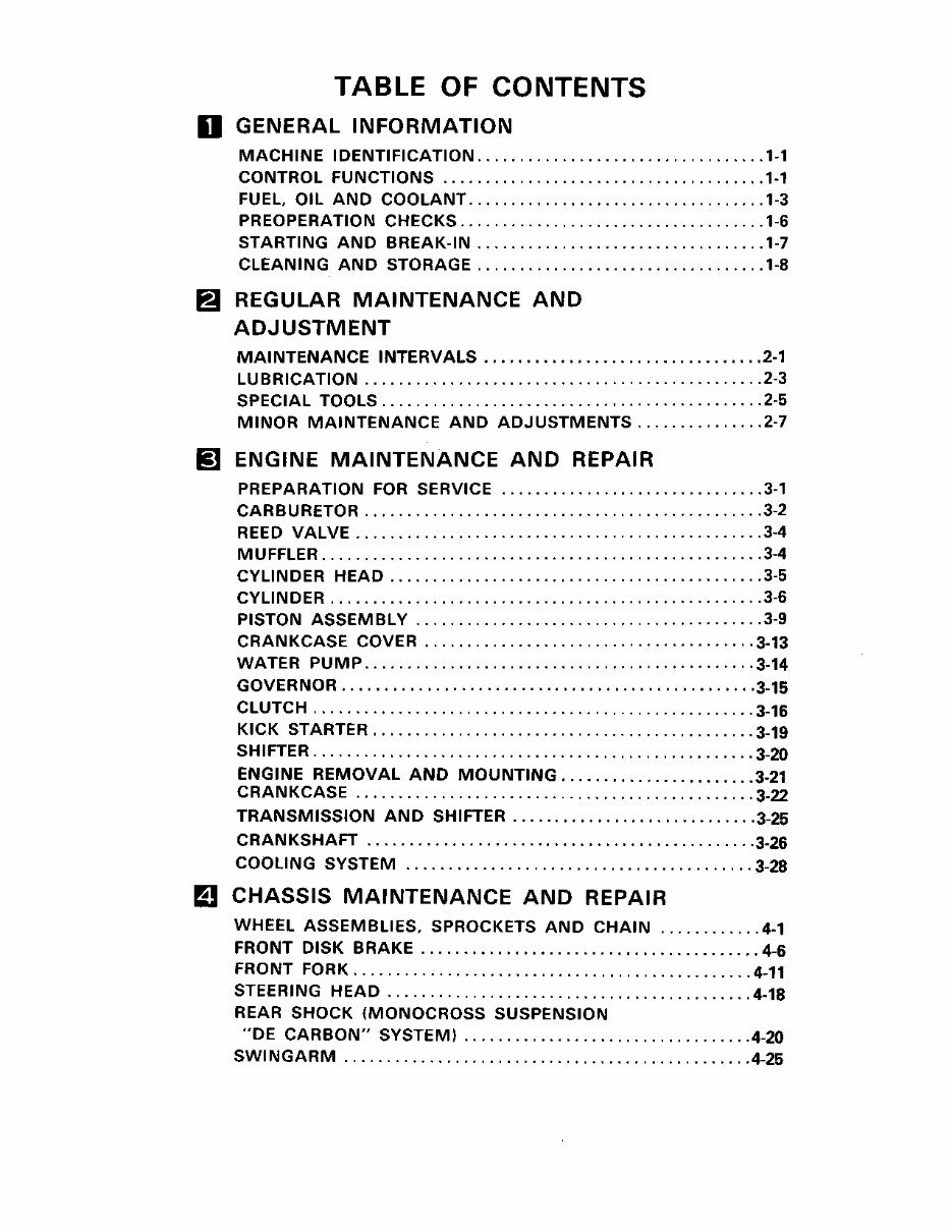 1985 Yamaha YZ125 Service & Repair Manual preview img 5