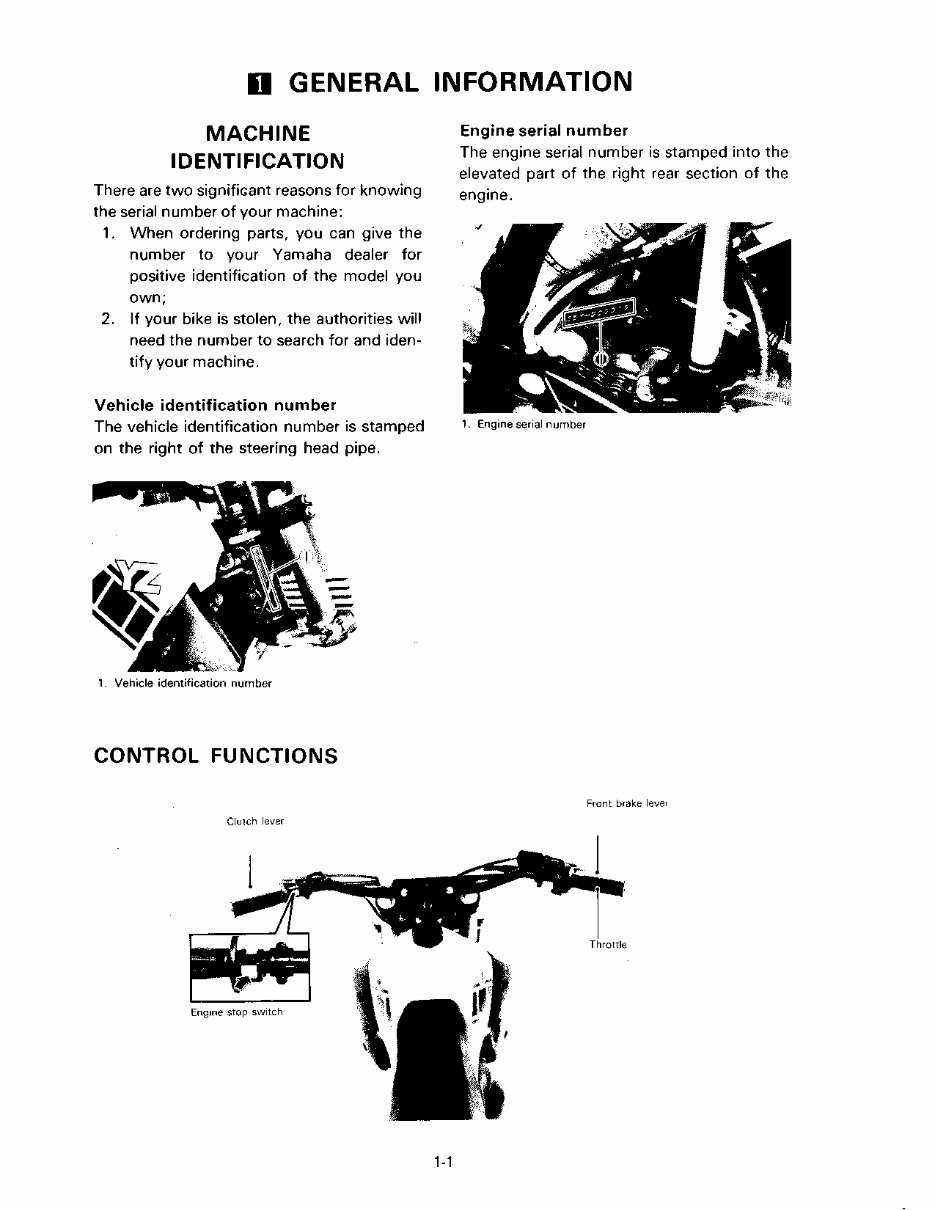 1985 Yamaha YZ125 Service & Repair Manual preview img 8