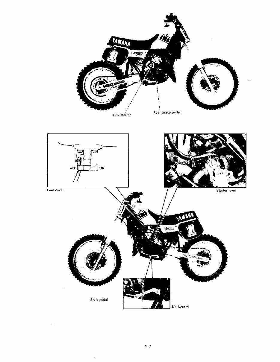 1985 Yamaha YZ125 Service & Repair Manual preview img 9