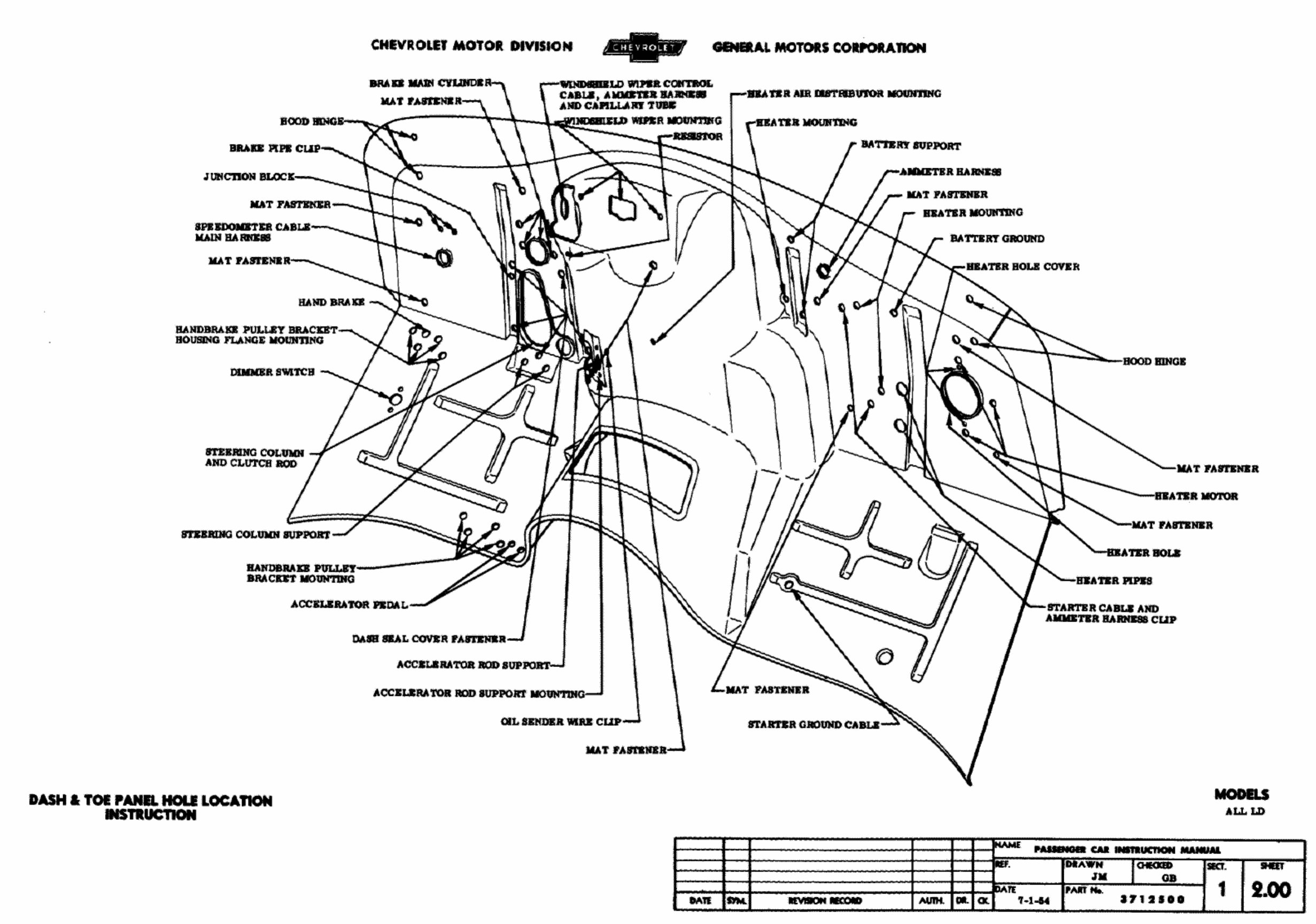 55,56,57 CHEVROLET BEL Air Parts Catalogue / Workshop Manual preview img 3