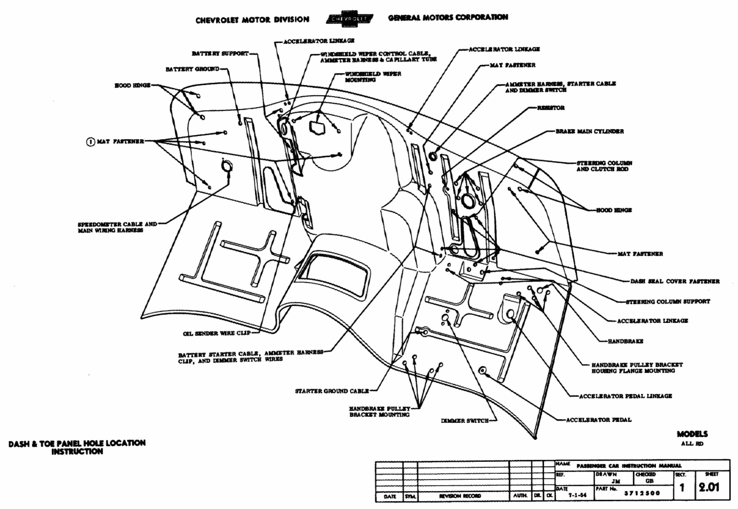 55,56,57 CHEVROLET BEL Air Parts Catalogue / Workshop Manual preview img 4