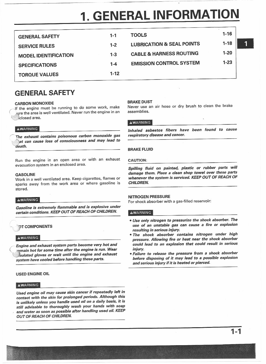 2000-2002 Honda XR650R Service & Repair Manual preview img 5