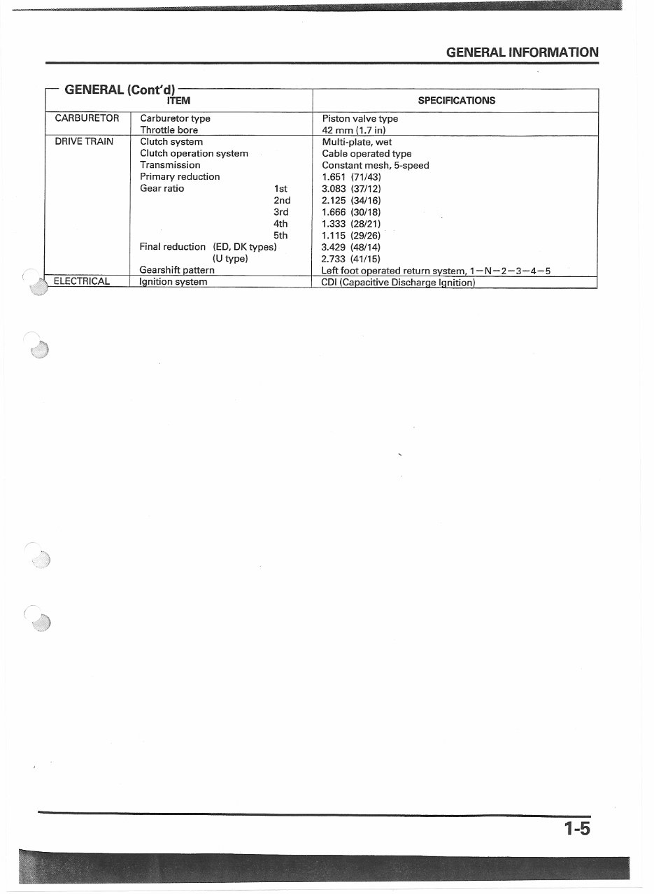 2000-2002 Honda XR650R Service & Repair Manual preview img 9