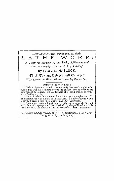 The Watch Jobber's Handybook - A Practical Manual on Cleaning, Repairing and Adjusting: Embracing Information on the Tools, Materials Appliances and P - Paul N. Hasluck preview img 4