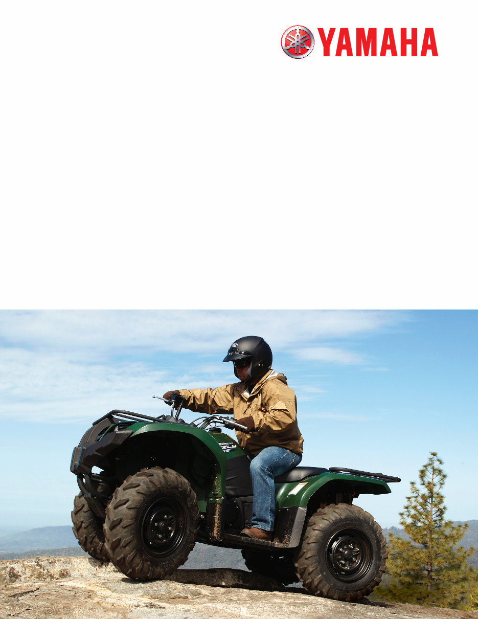 2011-2013 Yamaha GRIZZLY 450 4x4 including EPS Service Manual and ATV Owners Manual - Workshop Repair preview img 1