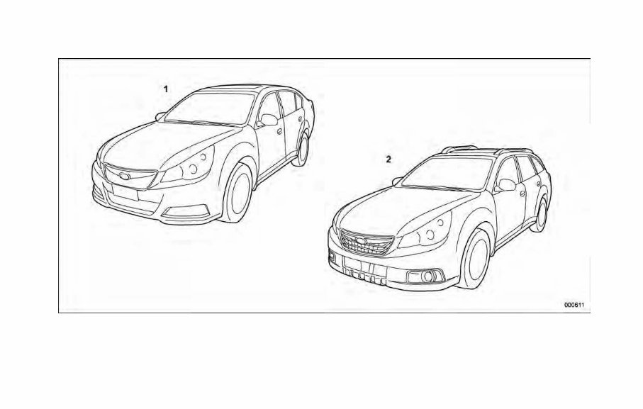 2010 SUBARU OUTBACK Owners Manual preview img 1